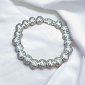New Sterling Silver Ball/Bead Bracelet